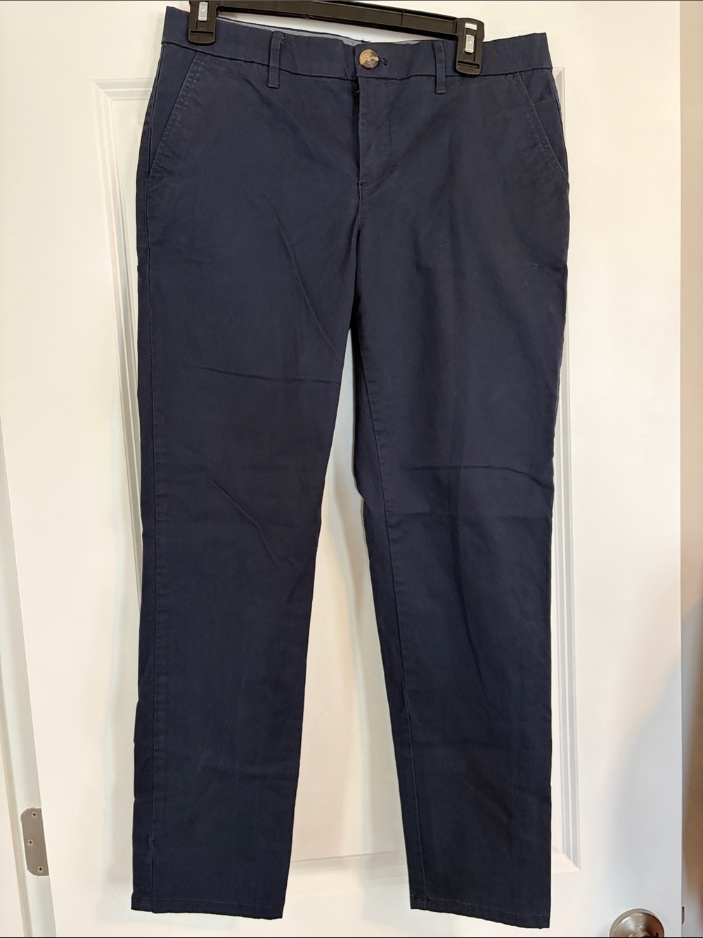 Tommy Hilfiger Navy Straight Leg Women's Pants